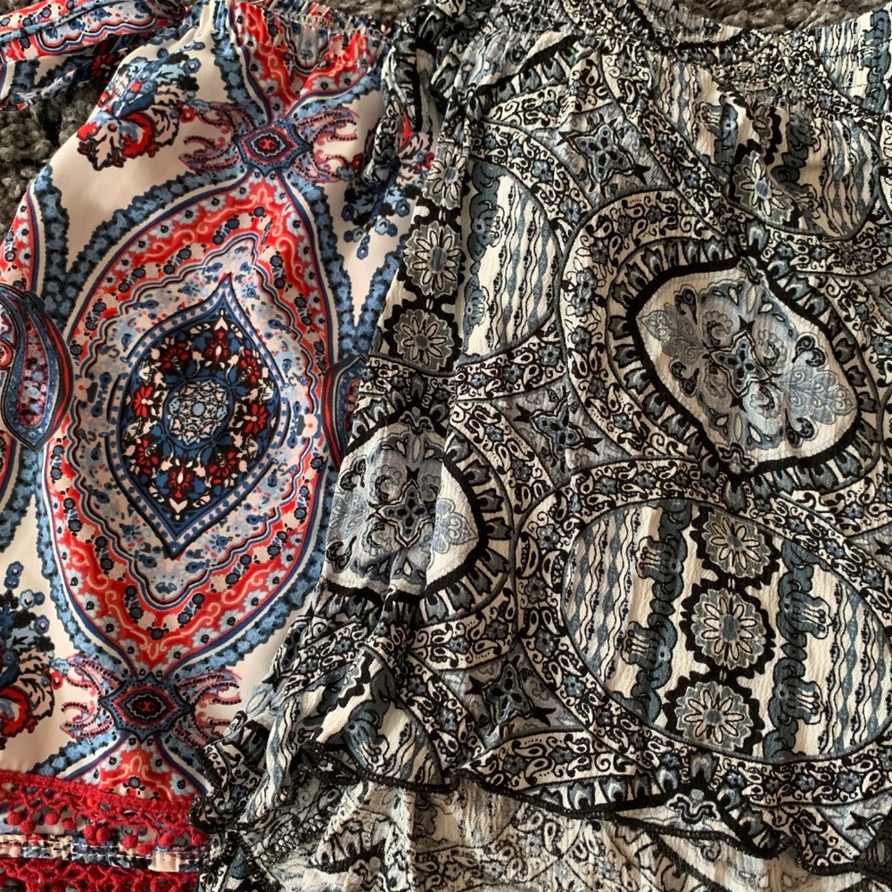 Boho Style Set Of Two Size Medium Shorts - image 8